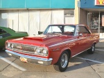 1965 Dodge Coronet 440 426 Short Ram Hemi 2-Door Hardtop Red Frt Qtr (2004 Dream Cruise) F