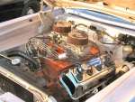 1965 Dodge Coronet 440 528 Crate Hemi Engine with Edelbrock Magnesium Short Ram Intake Manifold Lt Side (2004 Dream Cruise) N