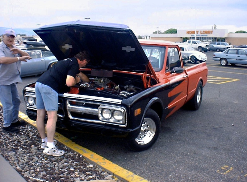 1968 Chevy pickup front view