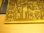 Megasquirt PCB, layout retouched and etched by me