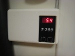 Thermometer in server room.