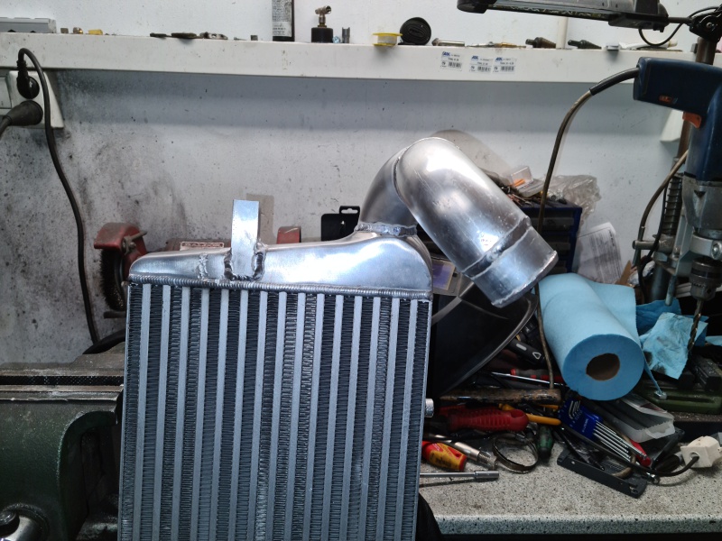 Intercooler welded