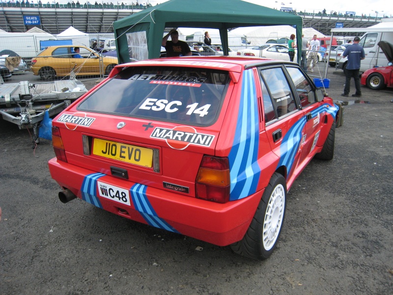 Lancia Delta Integrale with Martini stripes